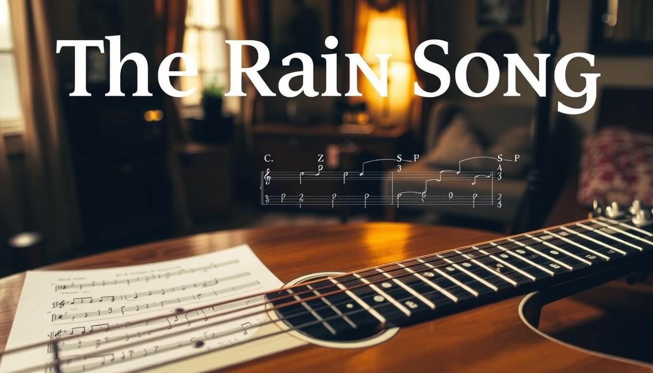 Tablature de The rain song : accordages et positions clés